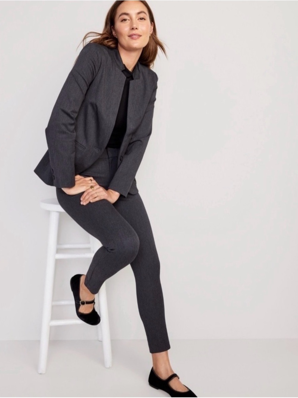 Old Navy Heather Grey Pixie Suit Set